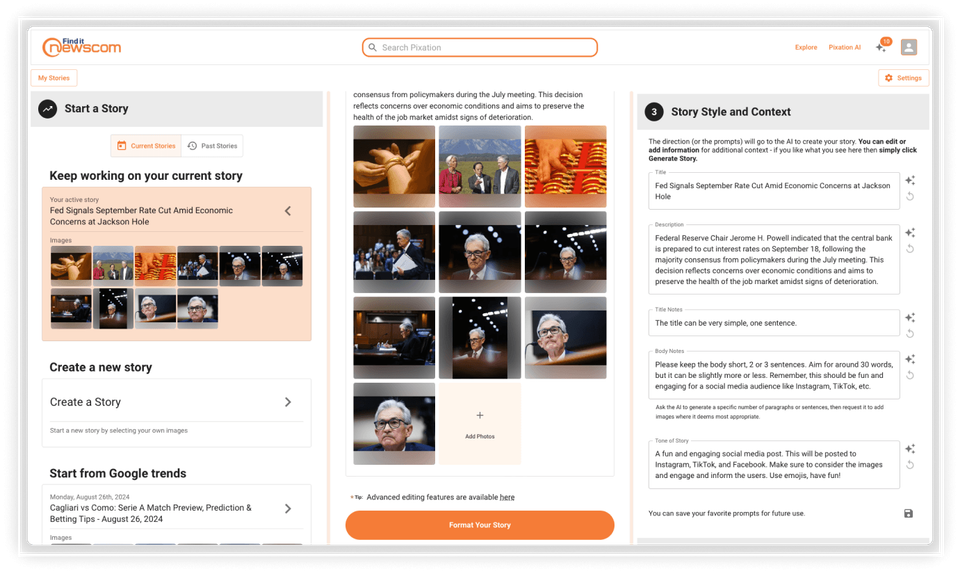 Turning Images into Stories: Meet PixationAI, Your New AI Content Engine